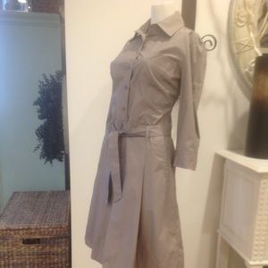 Club Monaco khaki shirt dress Size 2 NWT